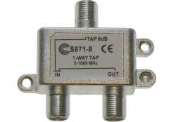 1-way CATV taps